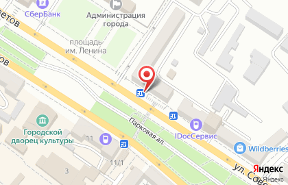 Ювелирный магазин 585 Золотой на улице Советов, 22 на карте