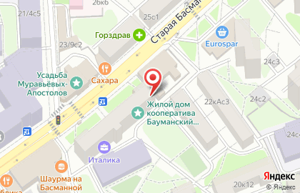 ОДС в Басманном на карте