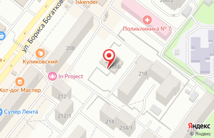 Центр спортивной борьбы Сшор на улице Бориса Богаткова на карте