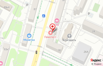 Мини-маркет Русторг на Коптевской улице на карте