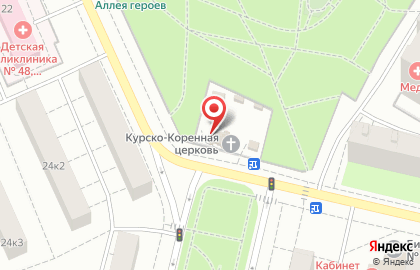 Храм Курской-Коренной иконы Божией Матери на карте