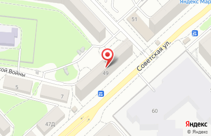 Салон Катрин на Советской улице на карте