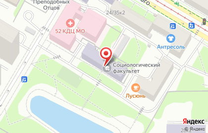 Институт социологии ФНИСЦ РАН на улице Кржижановского на карте