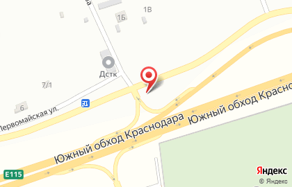 Продовольственный магазин на Южном обходе, 1 на карте