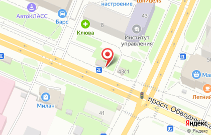 Киоск по продаже хлебобулочных изделий в Архангельске на карте