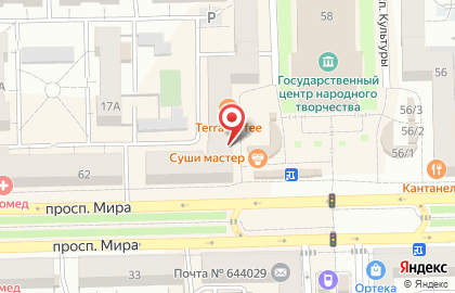 Магазин Парфюм-Лидер в Омске на карте
