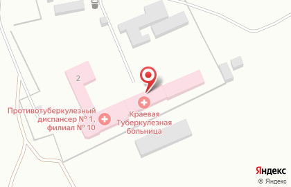 Красноярский краевой противотуберкулезный диспансер №1 на карте