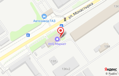 Торговая компания РД Трейд в Автозаводском районе на карте
