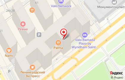 Апарта-отель City Park Apartments в Санкт-Петербурге на карте