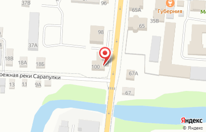 Магазин канцелярских товаров Офисная планета на улице Азина на карте