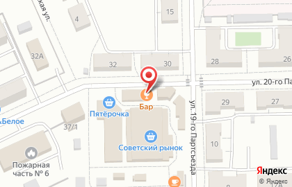 Магазин Техстрой на улице 20 Партсъезда на карте