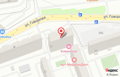 Магазин мясной продукции на улице Говорова на карте