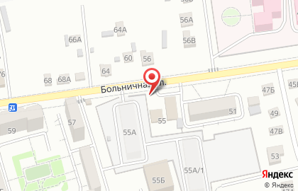 Шиномонтажная мастерская на Больничной, 47/1 на карте