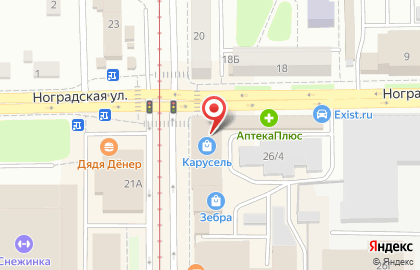 Торгово-монтажная компания Звезда на Институтской улице на карте