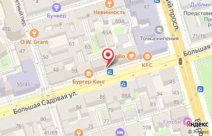 Ростовский филиал Банкомат, КБ КЕДР на Большой Садовой улице на карте