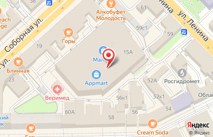 Ателье в Рязани на карте
