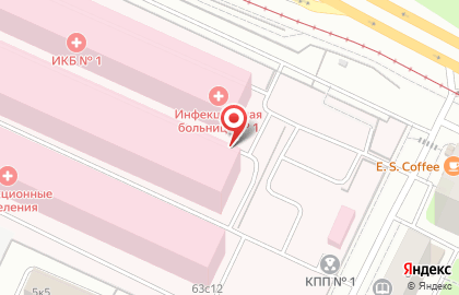 Инфекционная клиническая больница №1 на Волоколамском шоссе на карте
