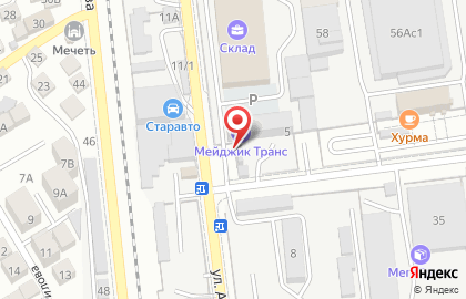 Точка по продаже фастфудной продукции в Ленинском районе на карте