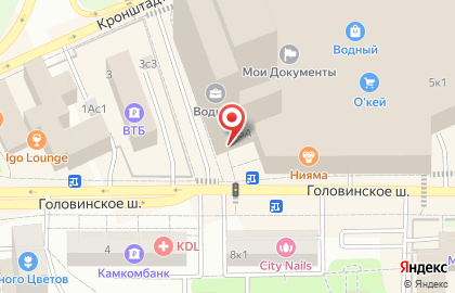 Магазин напитков Drinx на Головинском шоссе на карте
