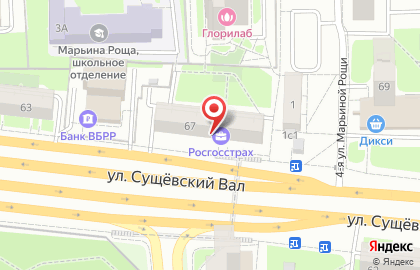 Аптека Планета здоровья на метро Марьина Роща на карте
