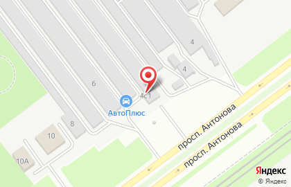 СТО Автоплюс в Заволжском районе на карте