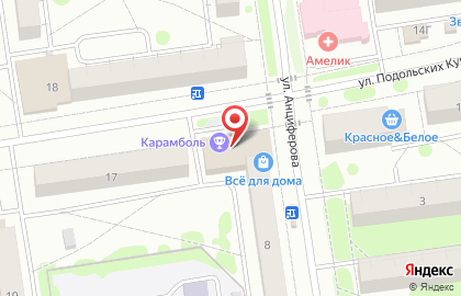 Магазин Экономка на улице Анциферова на карте