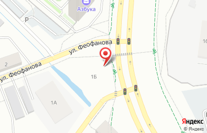 Автомойка на улице Феофанова на карте