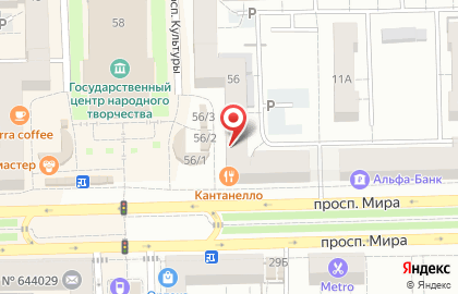 Банкомат ОТП банк в Советском округе на карте
