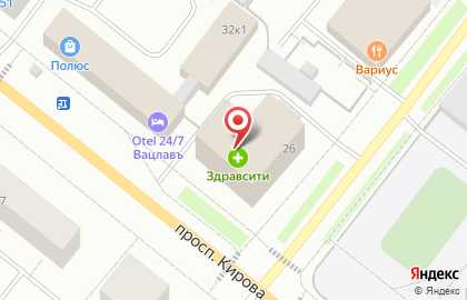 Банкомат ОФК Банк, филиал в г. Мурманске на улице Марата на карте