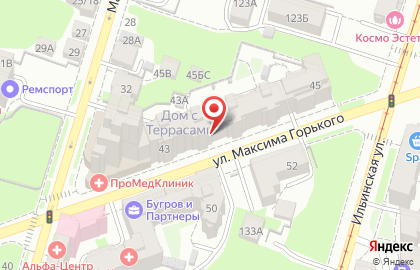 Груминг-салон Barberdog на улице Максима Горького на карте