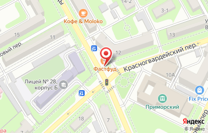 Киоск овощей и фруктов в Ростове-на-Дону на карте