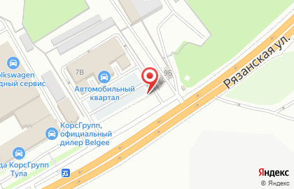 Магазин автозапчастей в Туле на карте