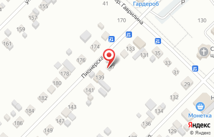Банк Газпромбанк на Пионерской улице на карте
