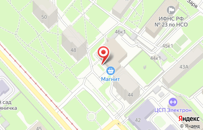 Пекарня в Новосибирске на карте