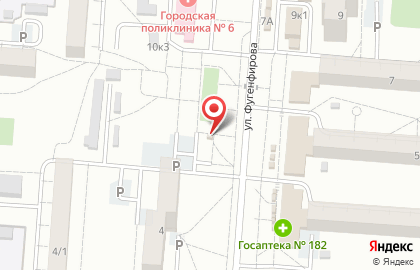 Павильон Бристоль экспресс на улице Фугенфирова на карте