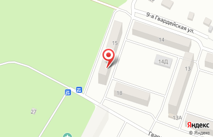 Официальный партнер Яндекс.Такси Парк РиК на Гвардейском бульваре на карте