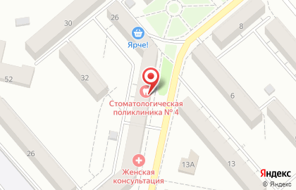Новокузнецкая городская клиническая стоматологическая поликлиника на улице Пржевальского на карте