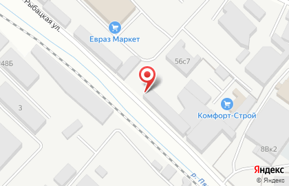 Магазин строительных материалов в Советском районе на карте
