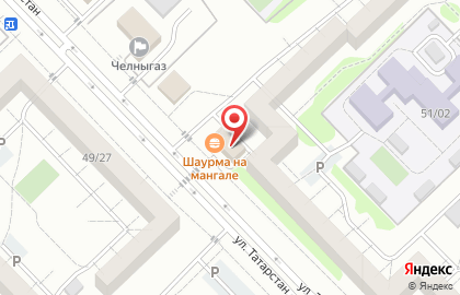 Продуктовый магазин в Казани на карте