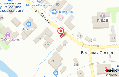 Магазин алкогольных напитков Красное & Белое на улице Ленина, 35 на карте