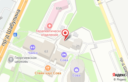 Торговая фирма, ИП Лебедев М.О. на проезде Шабулина на карте