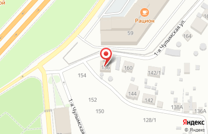 Сауна НБ на 1-й Чулымской улице на карте