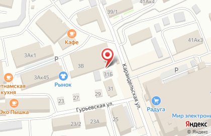 Оптово-розничная компания на Гурьевской улице на карте