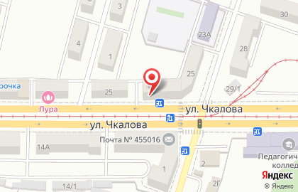 Продовольственный магазин Зелёный в Орджоникидзевском районе на карте