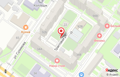 Автостоянка в Челябинске на карте