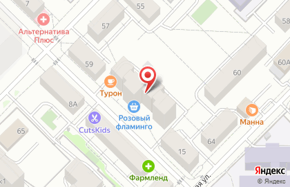 Ассоциация эвакуаторов города Тюмени на улице Котовского на карте