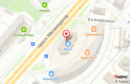 Магазин пряжи Народный в Красноярске на карте