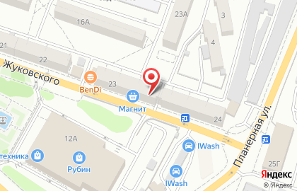 Супермаркет Гроздь в Кировском районе на карте