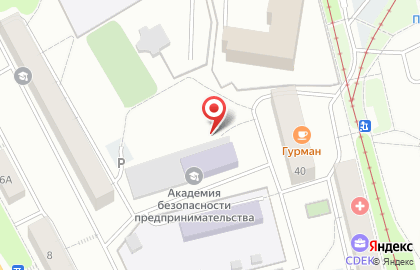 Боевой тир Каскад на Садовой улице на карте