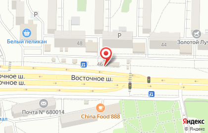 Продуктовый магазин Мясное изобилие в Железнодорожном районе на карте